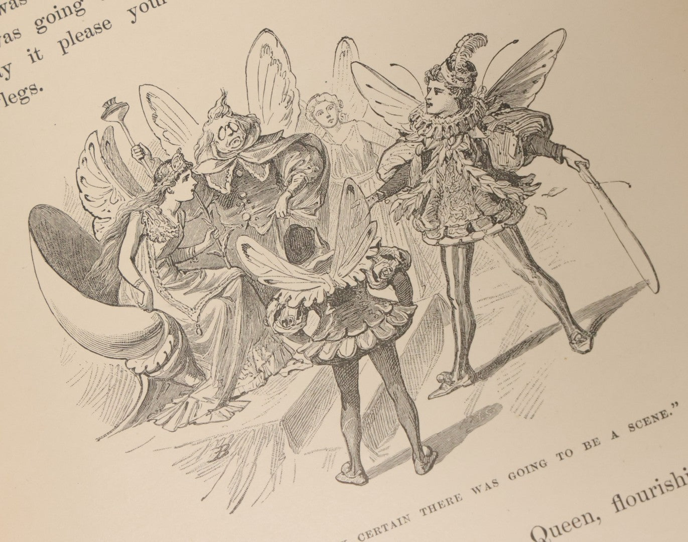 Lot 014 - "Davy And The Goblin; Or What Followed Reading 'Alice's Adventures In Wonderland'" Antique Fantasy Book By Charles E. Carryl, With Illustrations By E.B. Bensell, Houghton Mifflin Company, Publishers, Boston & New York, 1885