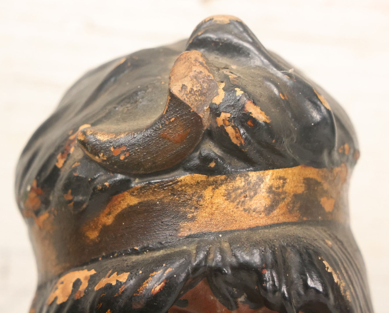 Lot 021 - Antique Art Nouveau Chalkware Bust Statue Of Diana / Diane, Roman Goddess Of The Moon And The Hunt, After Emmanuel Villanis (French, 1858-1914), Note Chipping, Losses, 15-3/4" H