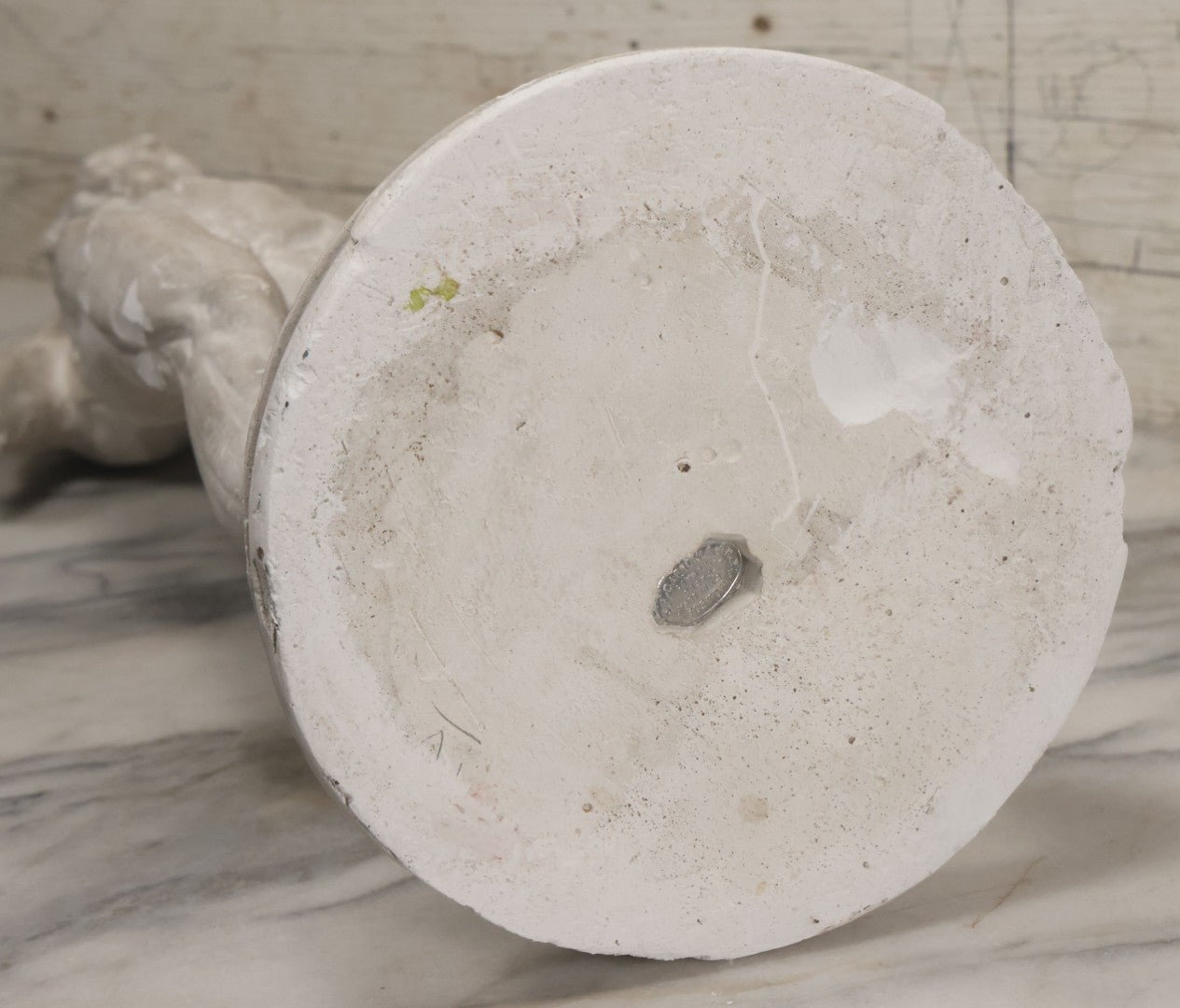 Lot 022 - Antique Anatomical Medical Human Body Chalkware Sculpture Statue, Manufactured By P.P. Caproni & Bro., Caproni Casts, Made In U.S.A., Boston, Note Heavy Wear And Losses, 23-1/2" H