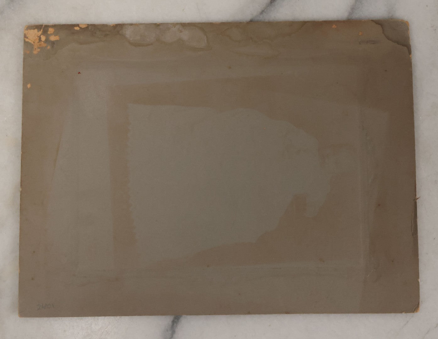 Lot 029 - Antique Boarded Post Mortem Photograph Of Baby In White Childs Coffin With Flowers