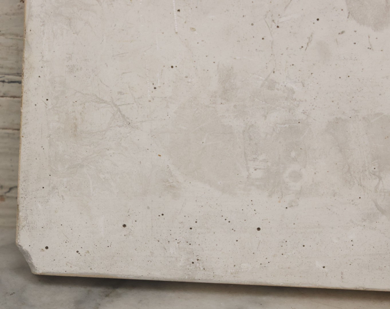 Lot 034 - Antique White Ceramic Wall Plaque Featuring Poet Dante Alighieri In Profile, 6-7/8" Sides