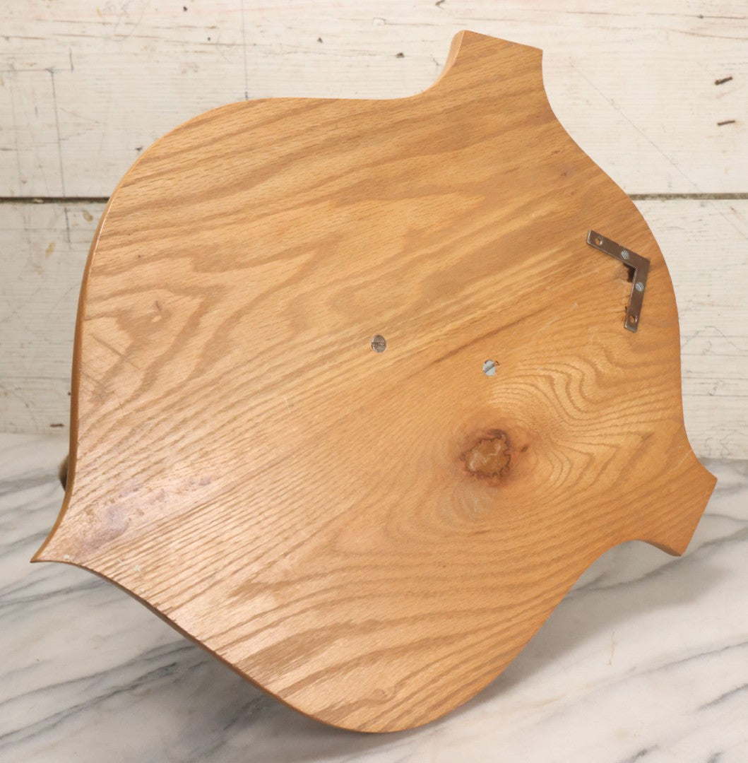 Lot 037 - Vintage Black Bear Head Taxidermy Mount On Wooden Shield