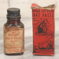 Lot 049 - Vintage "Rough And Ready Rat & Mouse Paste" Bottle By J.T. Eaton & Co., Cortland, Ohio, In Original Box With Dead Rat Graphics And With Original Paper Label On Bottle
