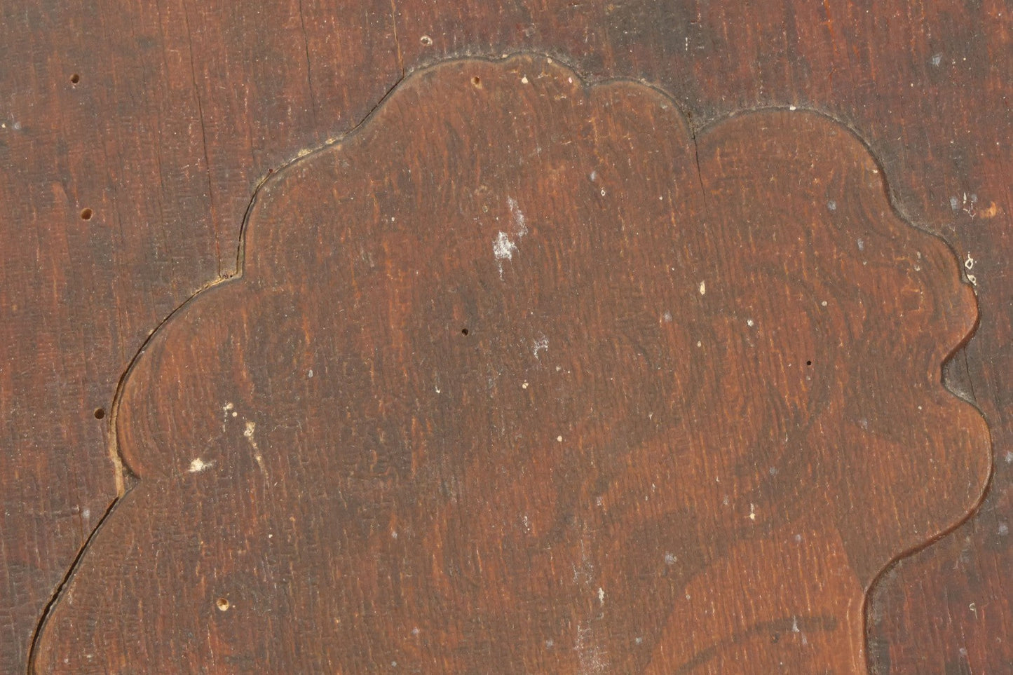 Lot 075 - Antique Wood Burned Pyrography Wall Hanging Panel Of Gibson Girl Style Woman With Rose, Flemish Art Co., New York, No. 861, Note Various Wear, 13-3/4" x 19"