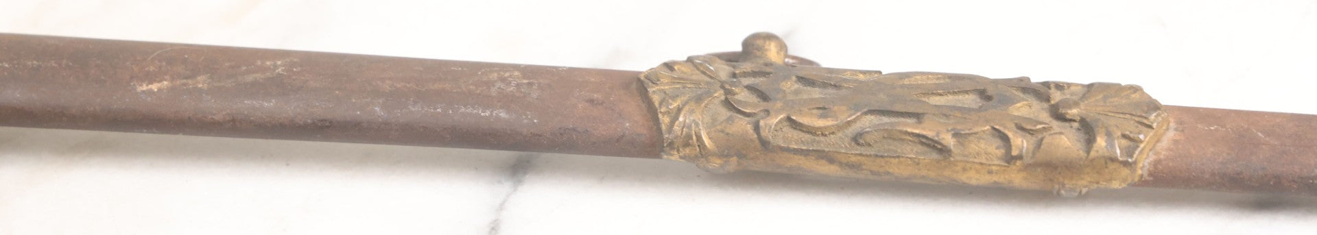 Lot 002 - Antique Fraternal "Select Knight" Masonic Ceremonial Presentation Sword, With Skeleton Hand, Eagle, And Axes Motifs, Manufactured By Parson And Co. St. Louis Missouri