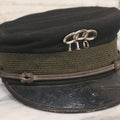 Lot 005 - Antique Odd Fellows I.O.O.F. Cap With Three Links Pin And Buttons, Lodge No. 110 Size 6-7/8, Manufactured By The Boston Regalia Co., Boston, Massachusetts
