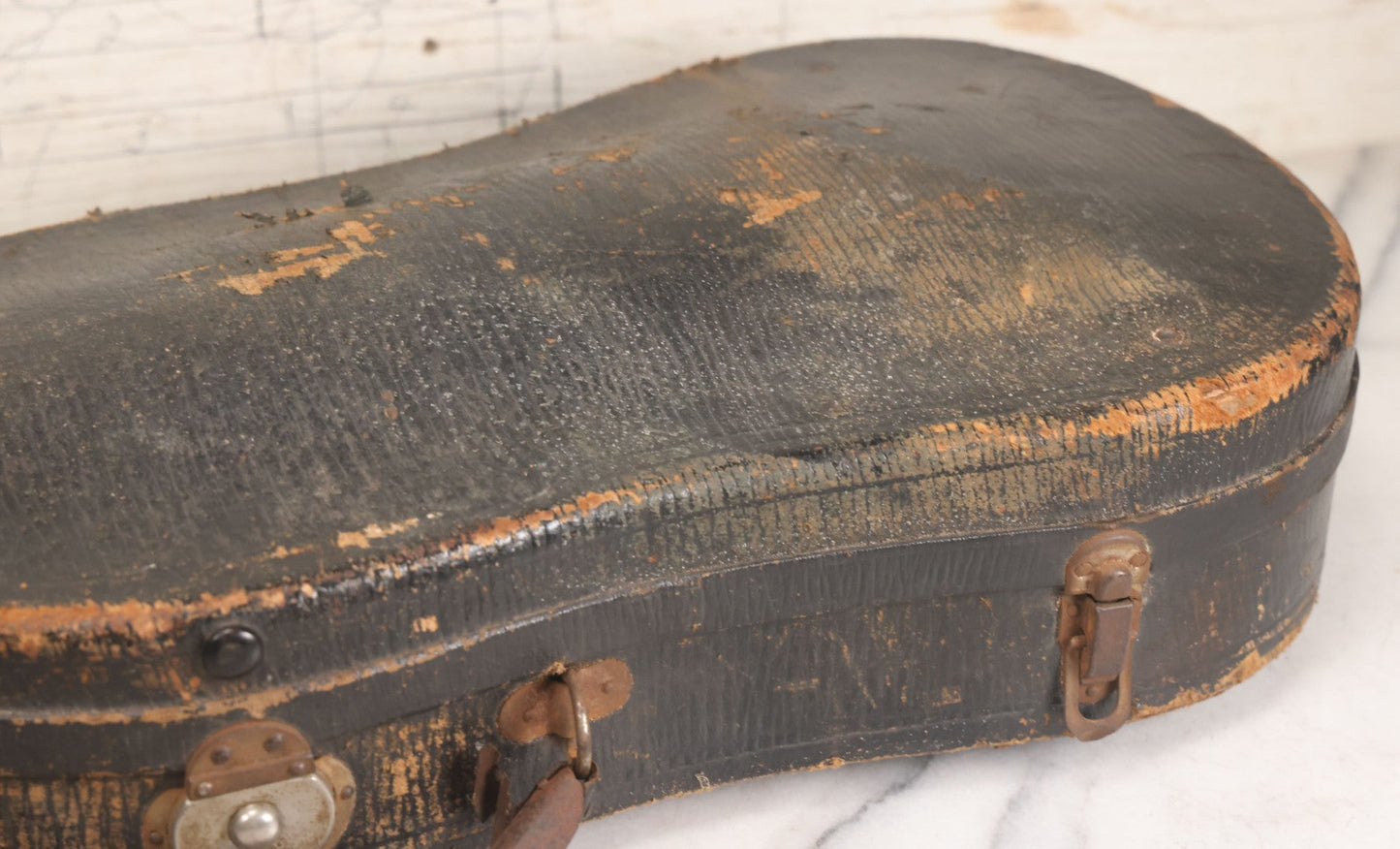 Lot 008 - Antique Violin In Case, Marked "Copy Of Antonius Stradivarius", With Bow And Accessories, As Found, In Need Of Restoration