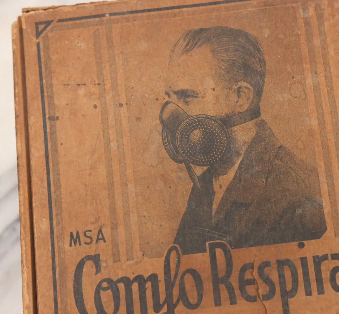 Lot 009 - Antique New Old Stock N.O.S. Comfo Respirator Device In Original Box, Manufactured By Mine Safety Appliances Company, Pittsburgh Pennsylvania, Made In U.S.A., Model BM-2101, With Pack Of 10 Filters