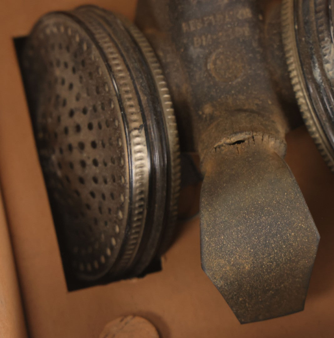 Lot 009 - Antique New Old Stock N.O.S. Comfo Respirator Device In Original Box, Manufactured By Mine Safety Appliances Company, Pittsburgh Pennsylvania, Made In U.S.A., Model BM-2101, With Pack Of 10 Filters