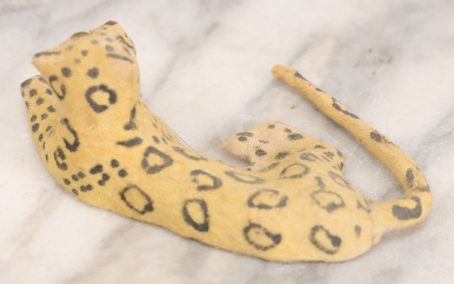 Lot 023 - Grouping Of Six Vintage Tiger Toys Including Five Felt Toys, Made In Germany, And One Wood And Masonite Toy