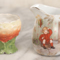 Lot 038 - Pair Of Porcelain Tea Party Pieces Including Little Jack Horner Creamer, And Strawberry Teacup