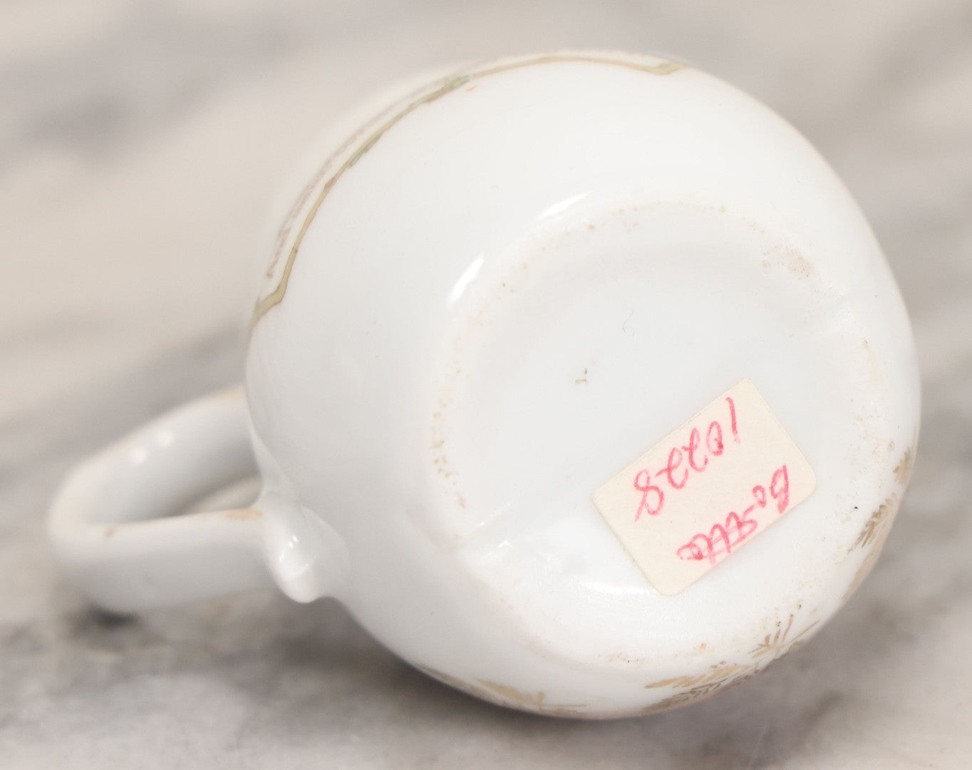 Lot 038 - Pair Of Porcelain Tea Party Pieces Including Little Jack Horner Creamer, And Strawberry Teacup