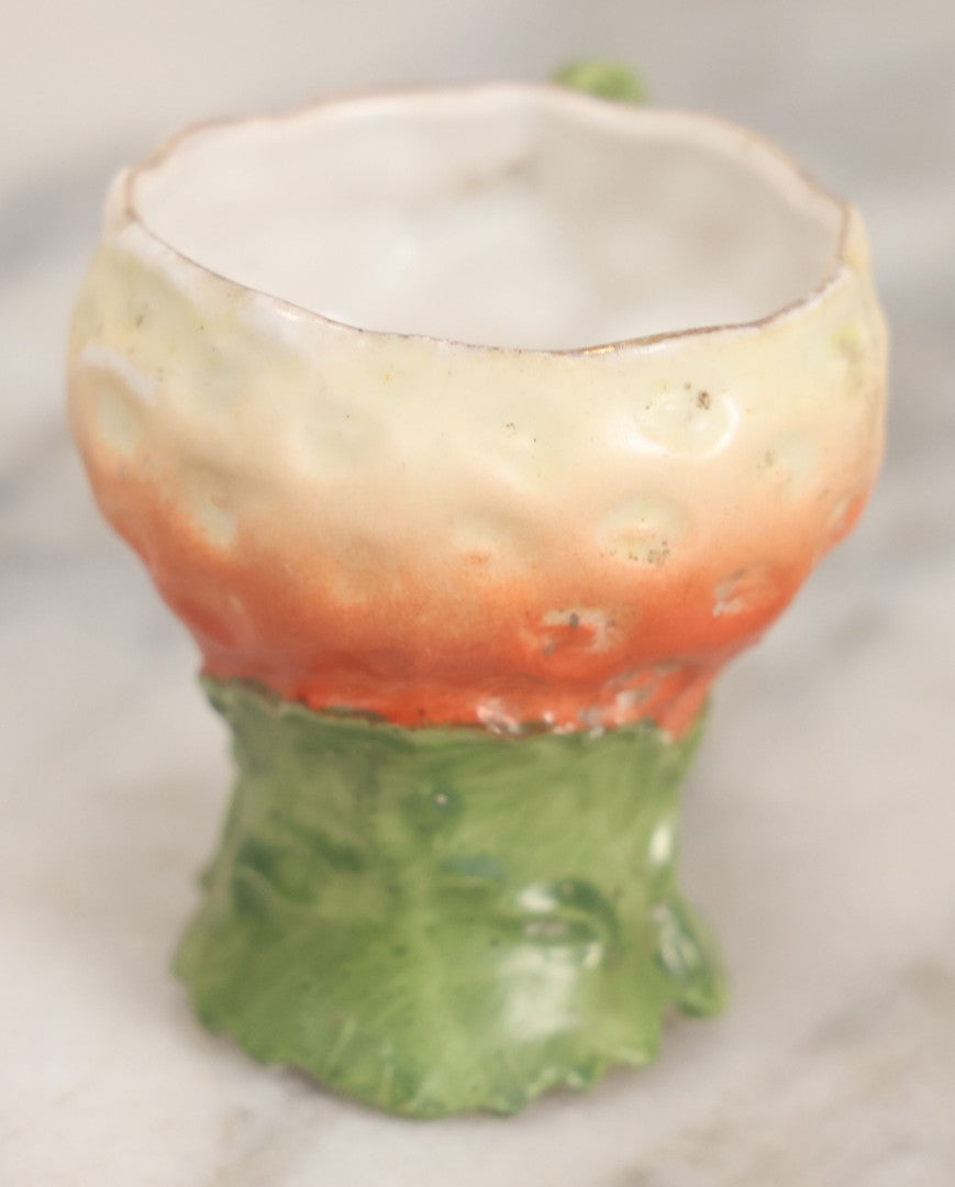 Lot 038 - Pair Of Porcelain Tea Party Pieces Including Little Jack Horner Creamer, And Strawberry Teacup