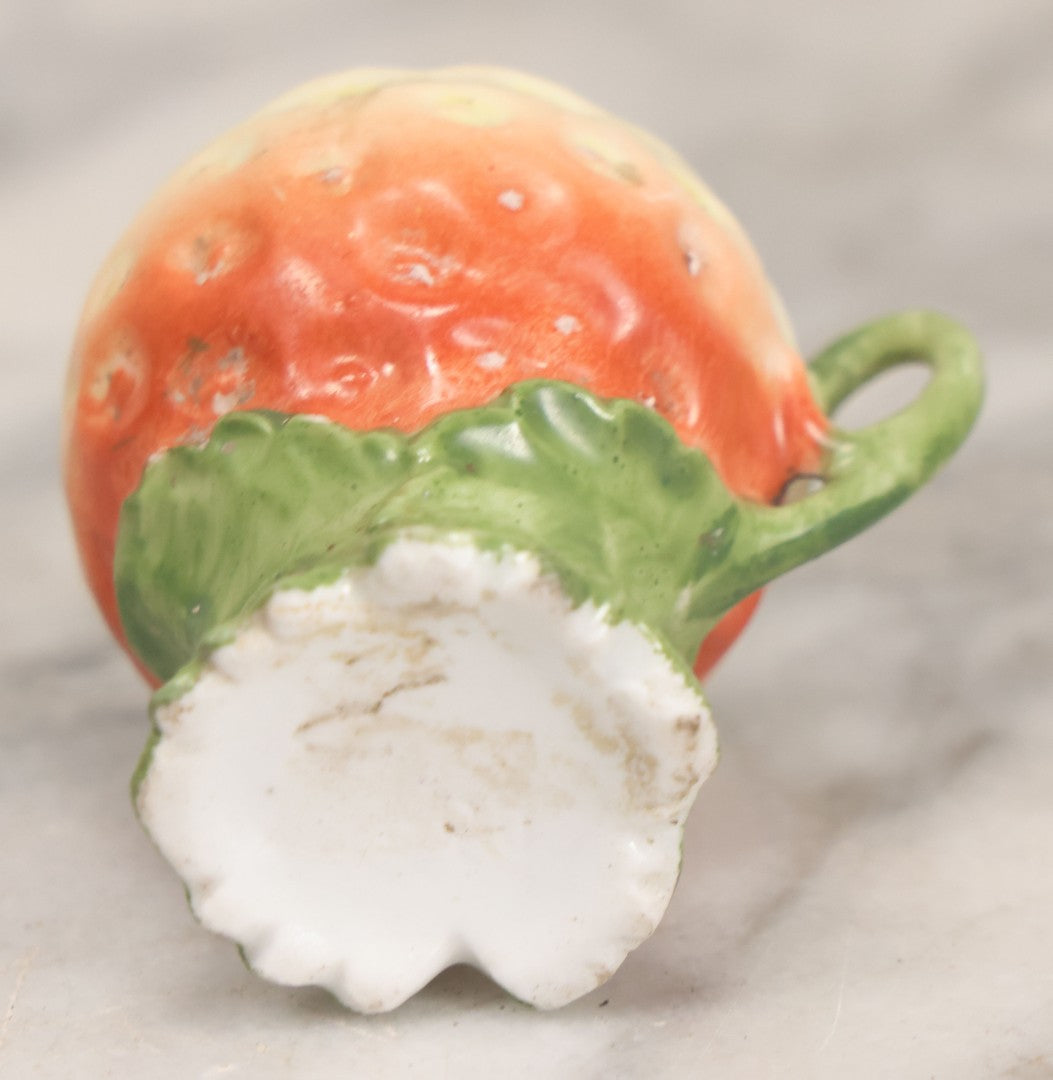 Lot 038 - Pair Of Porcelain Tea Party Pieces Including Little Jack Horner Creamer, And Strawberry Teacup