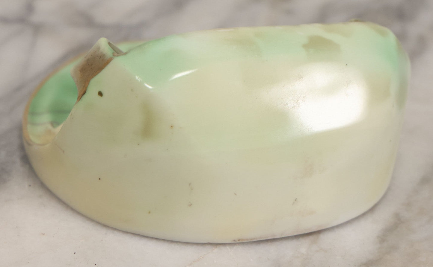 Lot 041 - Antique Art Nouveau Porcelain Wall Pocket With Hand Painted Roses, By Royal Bayreuth, Bavaria, Marked "Deponiert"