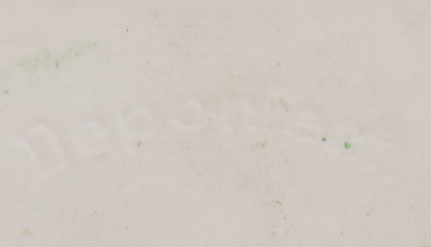 Lot 041 - Antique Art Nouveau Porcelain Wall Pocket With Hand Painted Roses, By Royal Bayreuth, Bavaria, Marked "Deponiert"