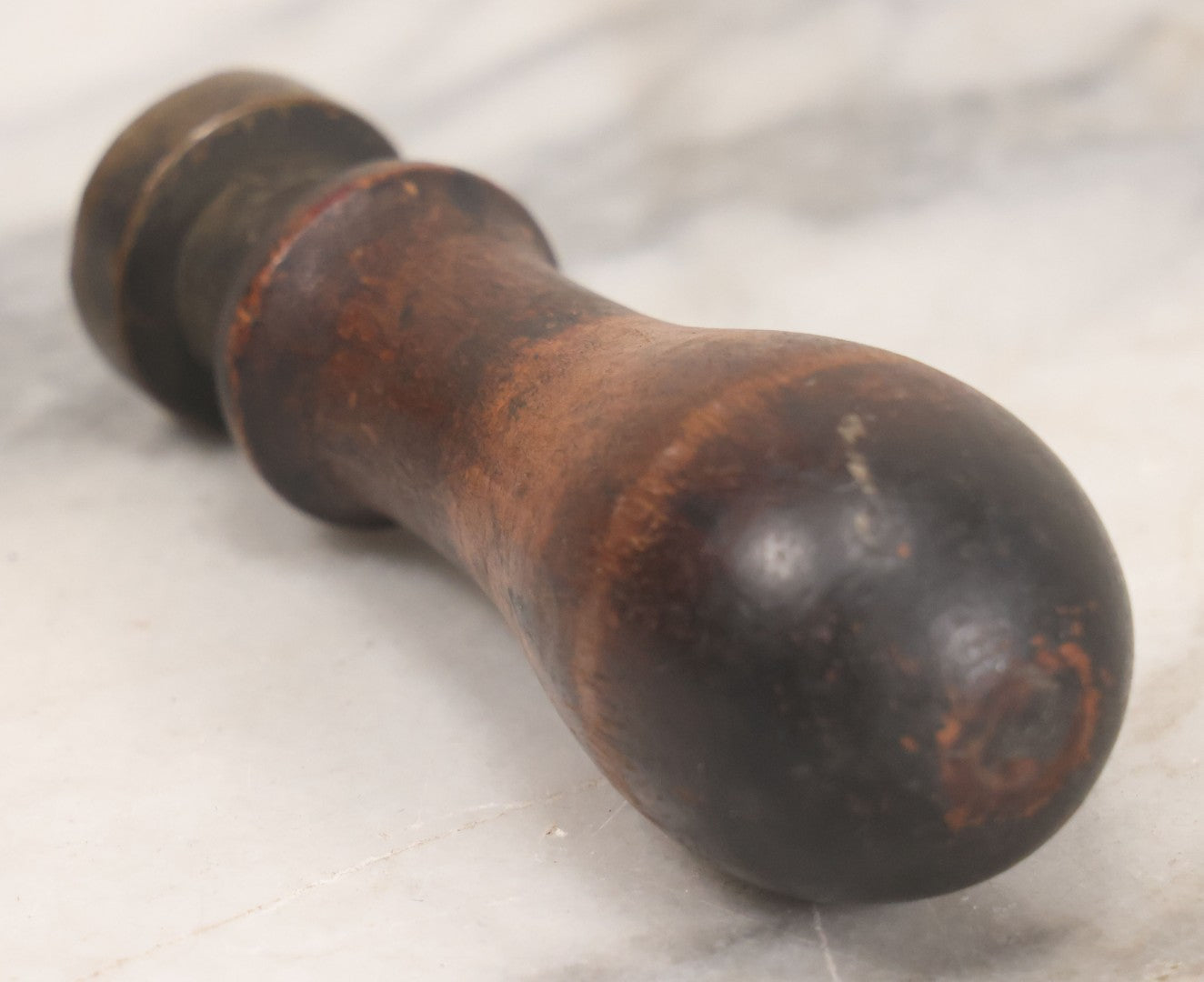 Lot 054 - Antique Wax Seal Stamp With Wooden Handle, Marked "Williamstown, Mass., "Reg. Dia., U.S.A., " Official Registered Die