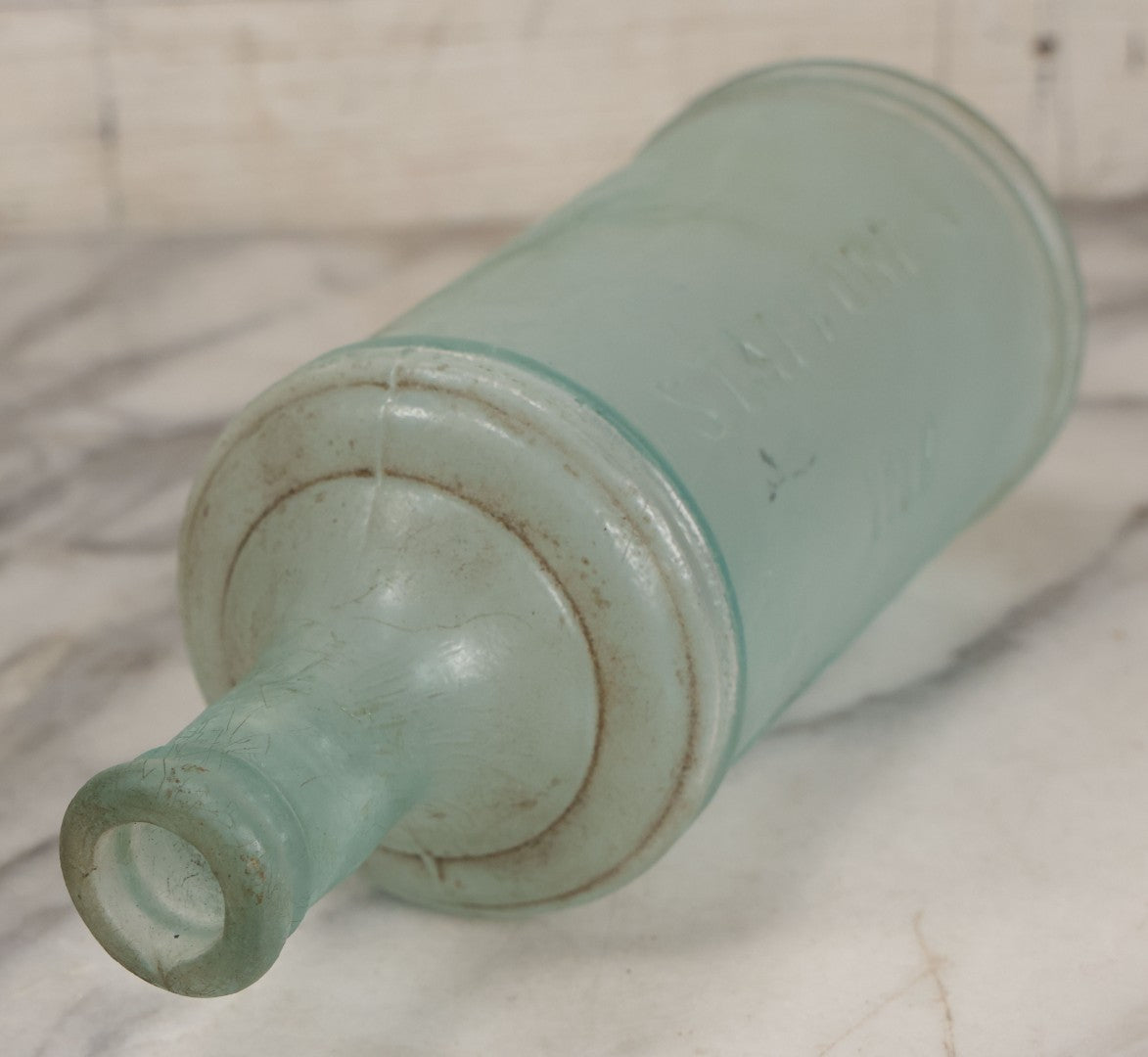 Lot 058 - Pair Of Antique Master Ink Bottles For Stafford's Ink, Made In U.S.A., 9" And 7-1/2" Height