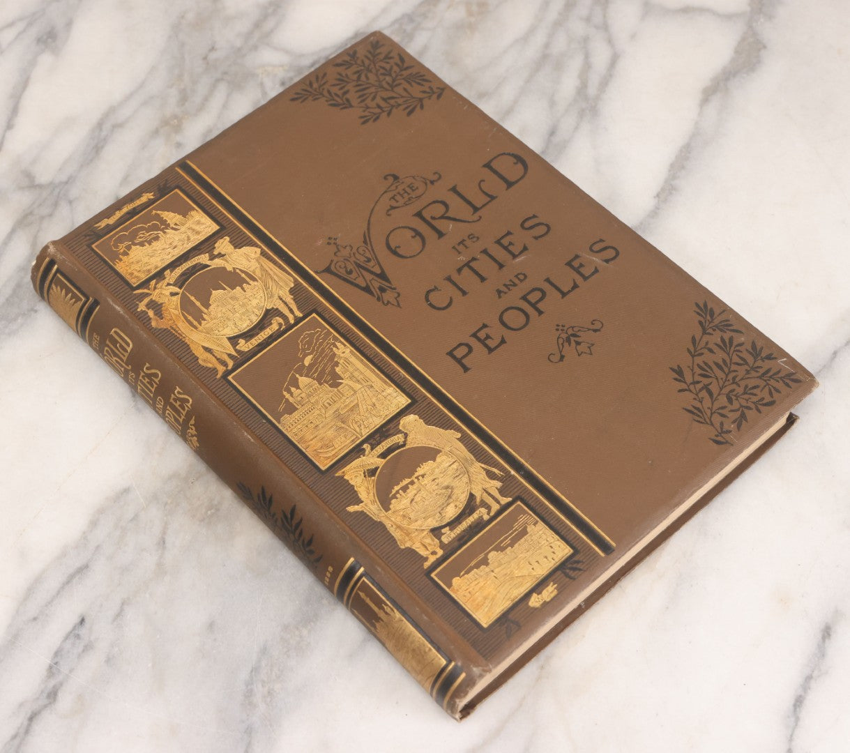 Lot 068 - "The World: Its Cities And Peoples" Antique Illustrated Book On Indigenous Cultures, Published By Cassell & Company Limited, London, Paris, & Melbourne, Circa 1890