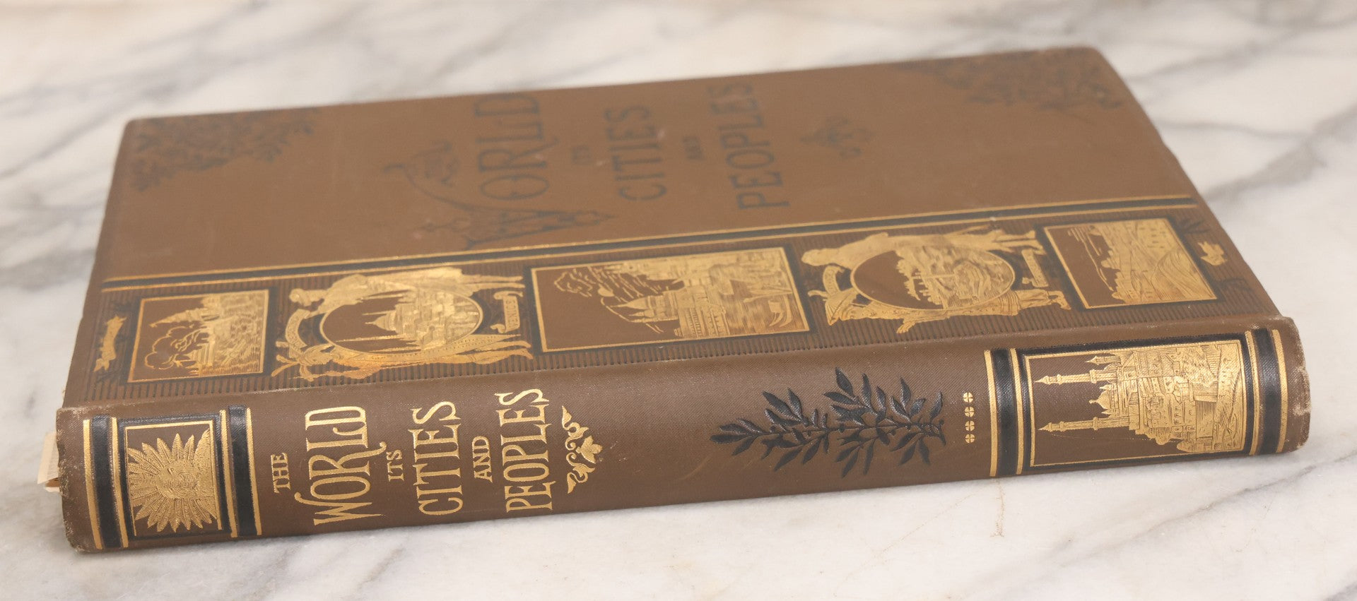 Lot 068 - "The World: Its Cities And Peoples" Antique Illustrated Book On Indigenous Cultures, Published By Cassell & Company Limited, London, Paris, & Melbourne, Circa 1890