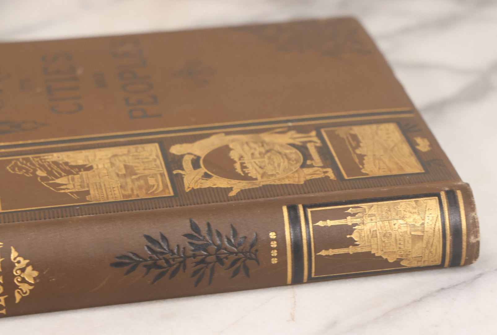 Lot 068 - "The World: Its Cities And Peoples" Antique Illustrated Book On Indigenous Cultures, Published By Cassell & Company Limited, London, Paris, & Melbourne, Circa 1890