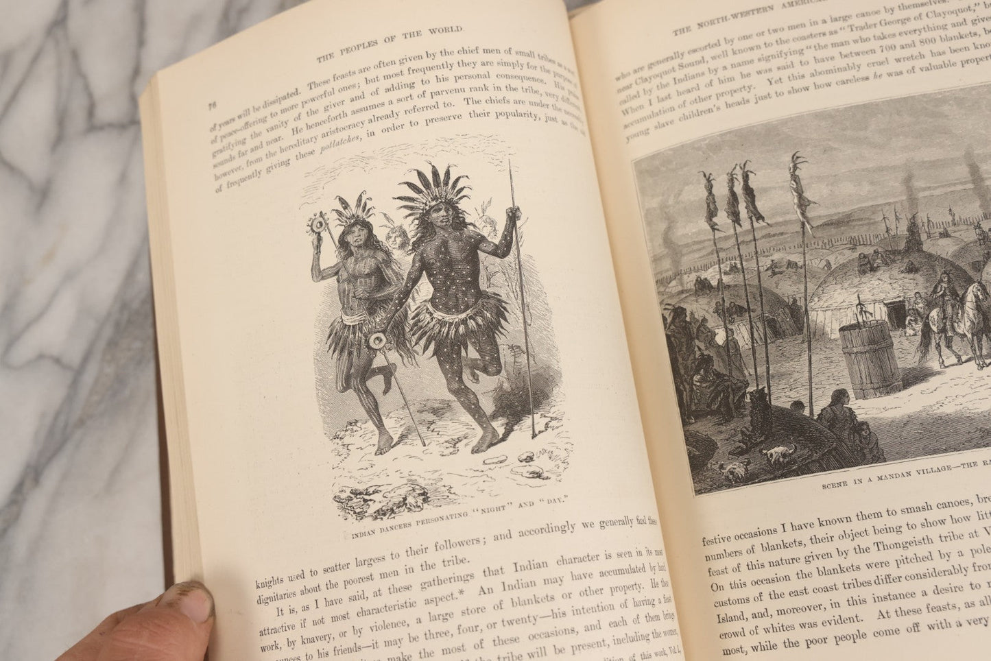 Lot 068 - "The World: Its Cities And Peoples" Antique Illustrated Book On Indigenous Cultures, Published By Cassell & Company Limited, London, Paris, & Melbourne, Circa 1890