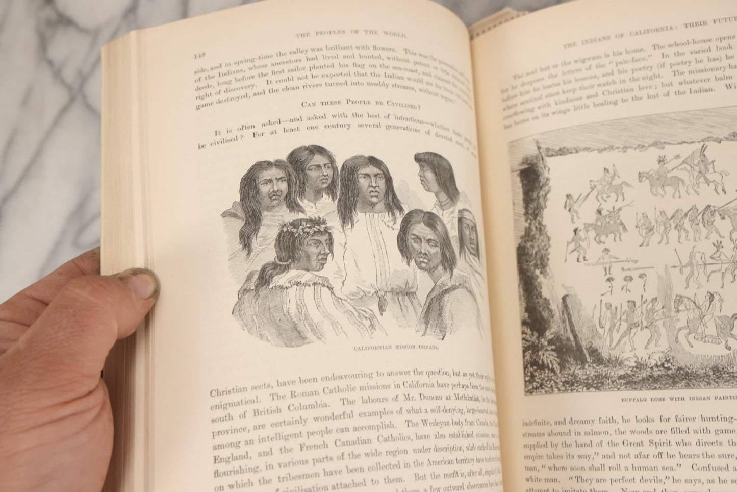 Lot 068 - "The World: Its Cities And Peoples" Antique Illustrated Book On Indigenous Cultures, Published By Cassell & Company Limited, London, Paris, & Melbourne, Circa 1890