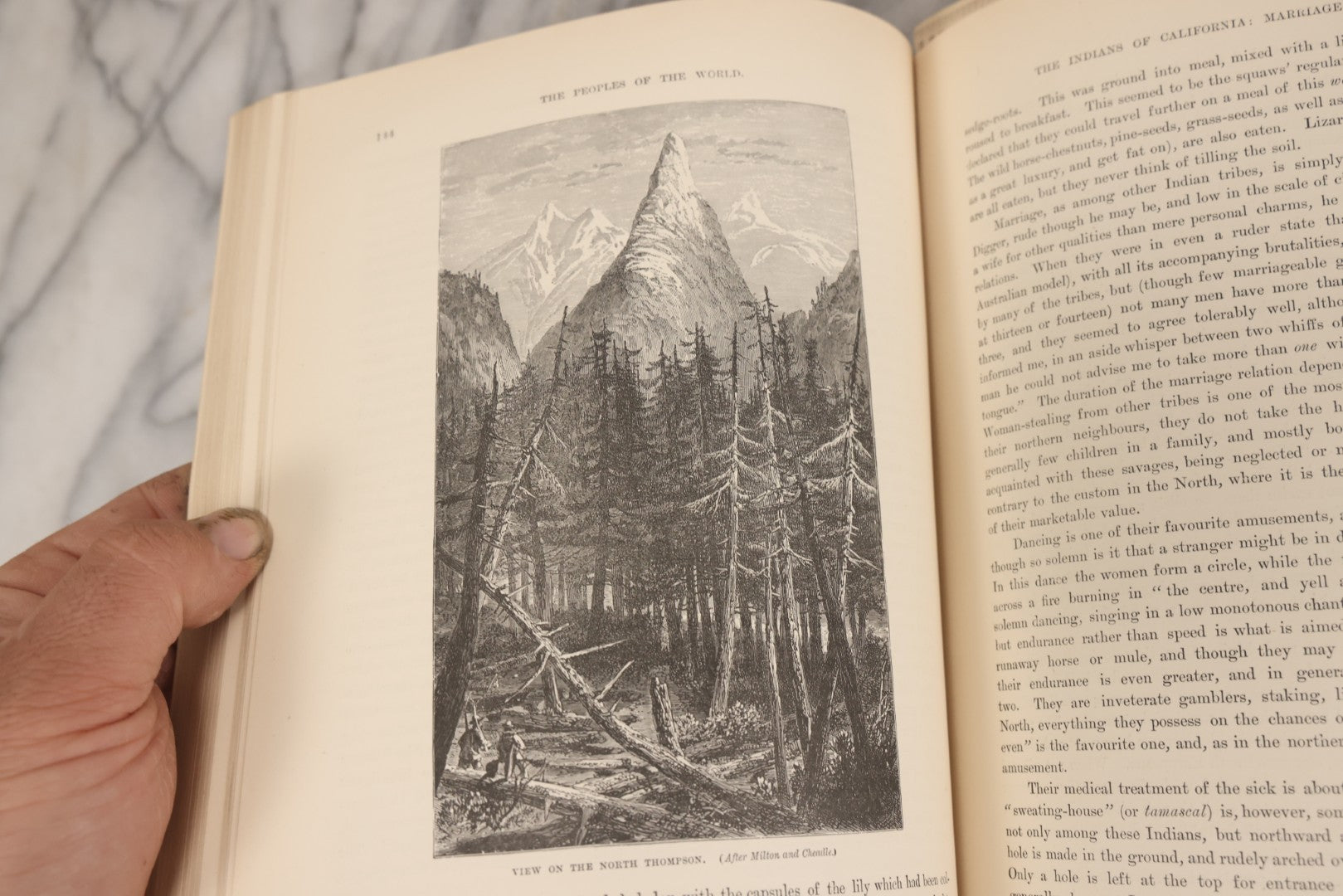 Lot 068 - "The World: Its Cities And Peoples" Antique Illustrated Book On Indigenous Cultures, Published By Cassell & Company Limited, London, Paris, & Melbourne, Circa 1890