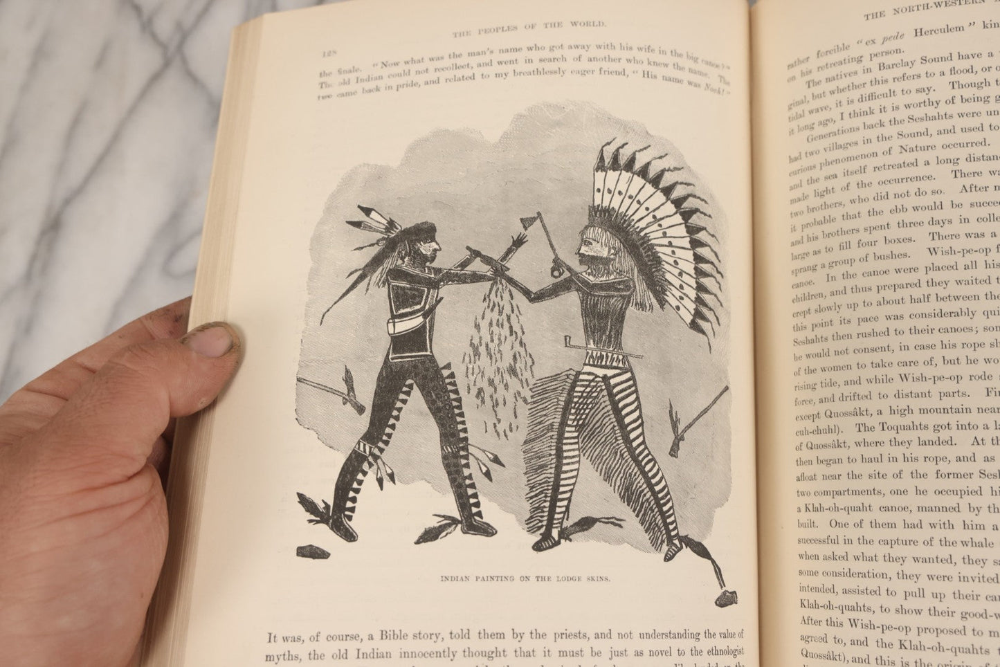 Lot 068 - "The World: Its Cities And Peoples" Antique Illustrated Book On Indigenous Cultures, Published By Cassell & Company Limited, London, Paris, & Melbourne, Circa 1890