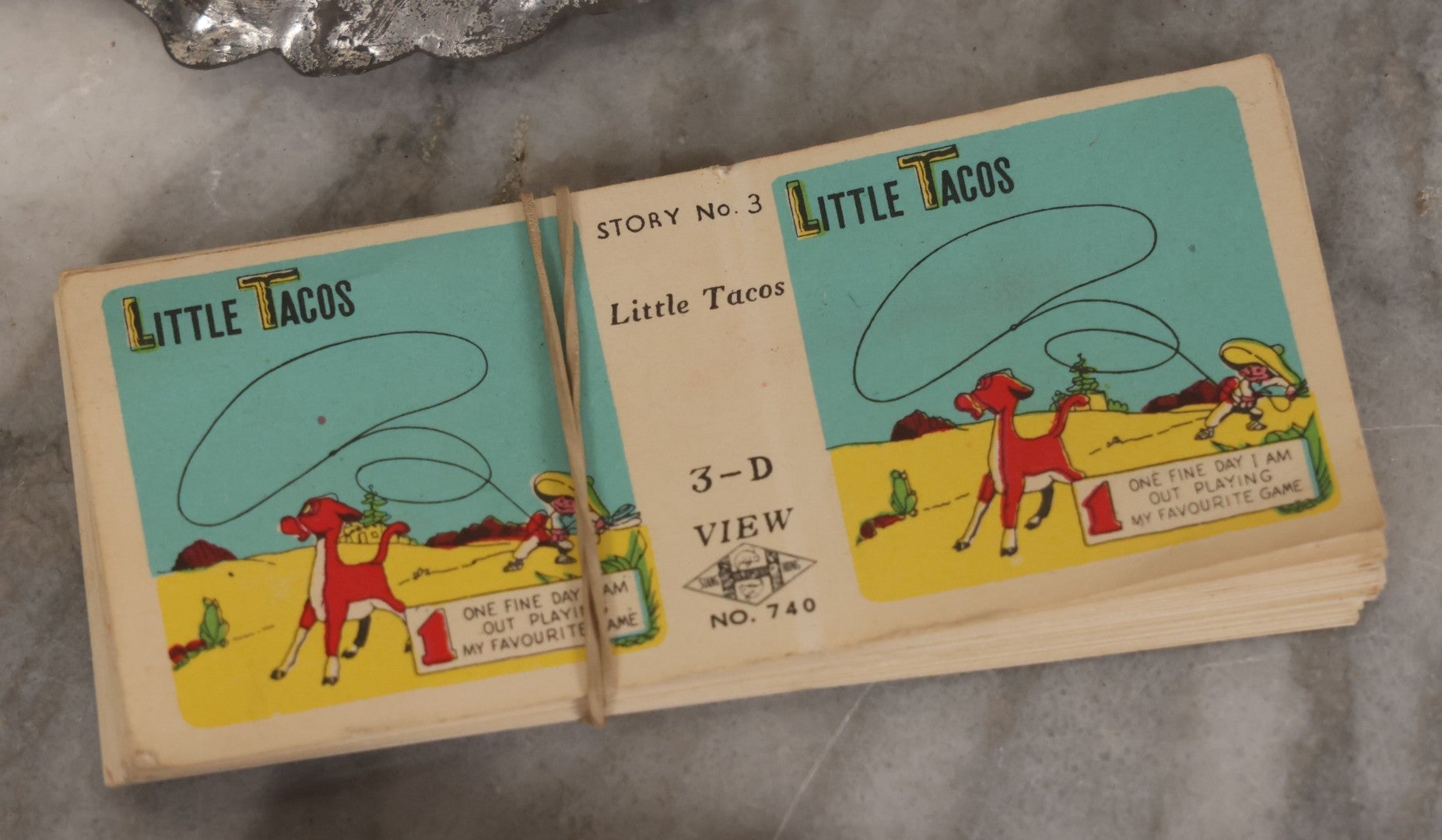 Lot 090 - Miscellaneous Novelties Grouping Including Casper The Friendly Ghost Push Button Puppet, Rusty Sex Pinback Button, Four "Inflated States Of America" Richard Nixon Dollars, Little Tacos 3D View Comic Book, Toy Sports Car, And Tin Fish
