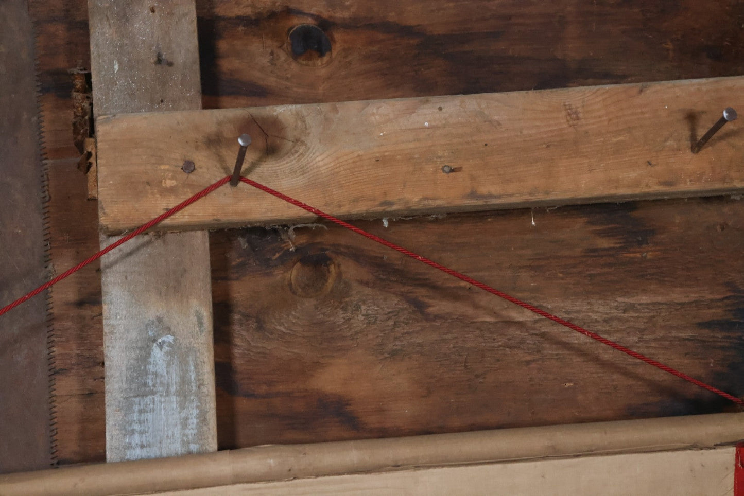 Lot 001 - Antique Odd Fellows I.O.O.F. Bethel Lodge No. 820, Pennsylvania, Hand Stitched Double Sided Banner With Three Links Symbol, Note Heavy Wear