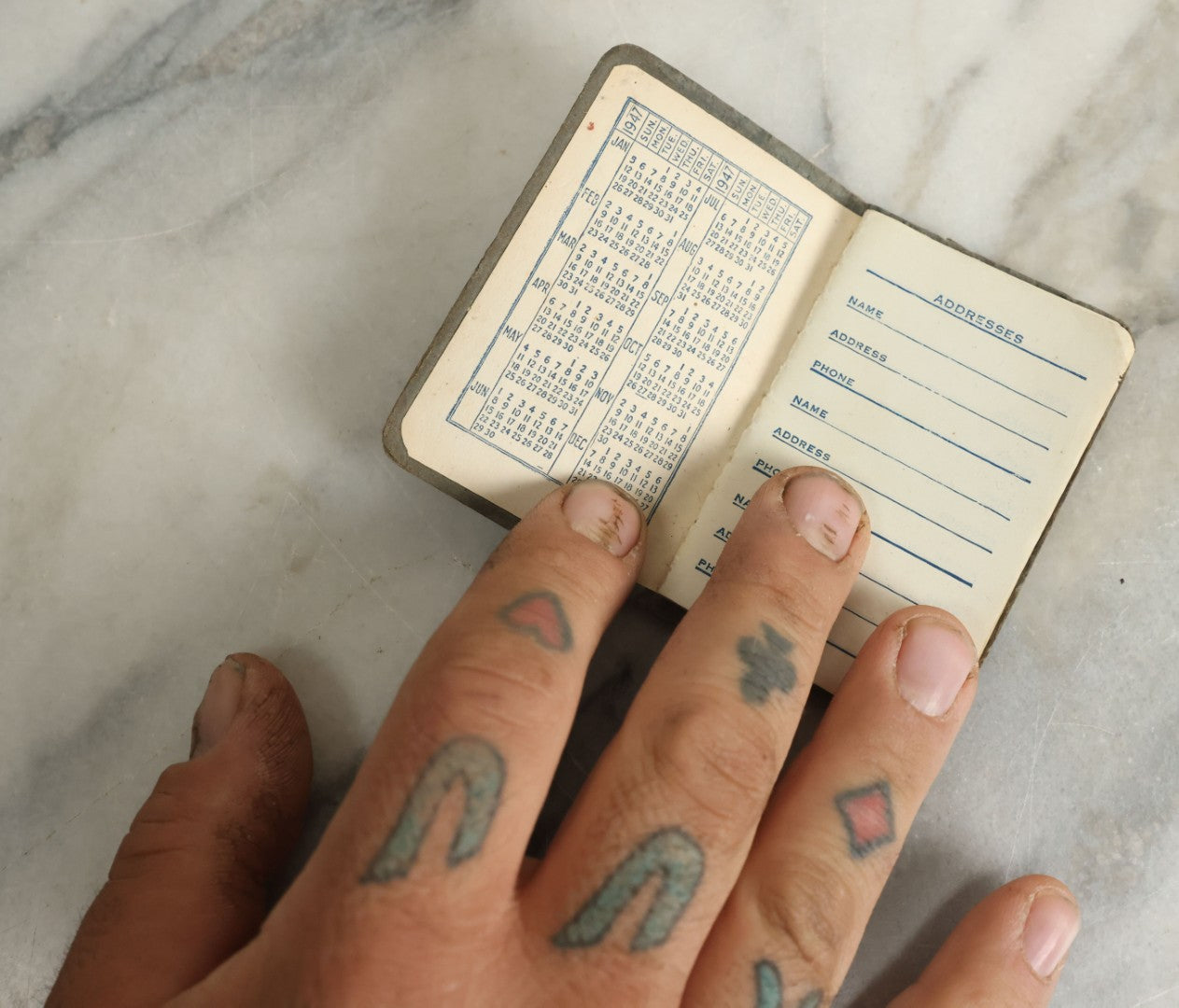 Lot 106 - Vintage Advertising Address Book From The Colonnade "Penna's Finest Nite Club," Bethlehem, Pennsylvania, 1947