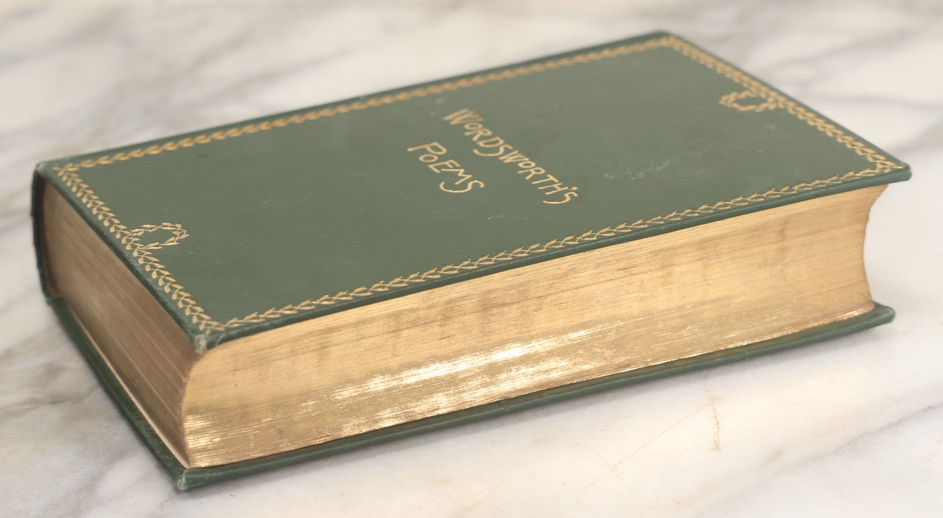 Lot 143 - "The Complete Poetical Works Of William Wordsworth" Antique Poetry Book With An Introduction By John Morley, Sparsely Illustrated, With Gold Foredge, Thomas Y. Crowell & Co., New York & Boston, 1892