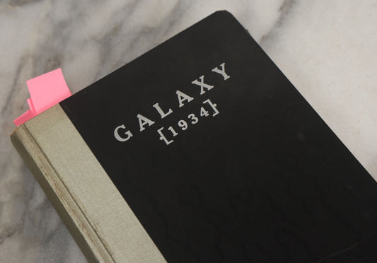 Lot 145 - "Galaxy, An Anthology" Vintage Esoteric Poetry Book Compiled By Beatrix Reynolds And James Gabelle, Illustrated With Linoleum Cuts By Leander Leitner Signed By Gabelle, The Gayren Press, Publishers, Ridgewood, New Jersey, 1934