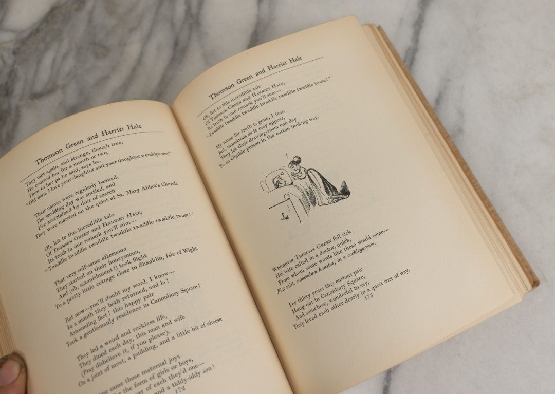 Lot 146 - "The Bab Ballads With Which Are Included Songs Of A Savoyard" Antique Poetry Book By W.S. Gilbert With 350 Illustrations By The Author, George Routledge And Sons, Limited, Publishers, London And New York, 1899, Fourth Edition