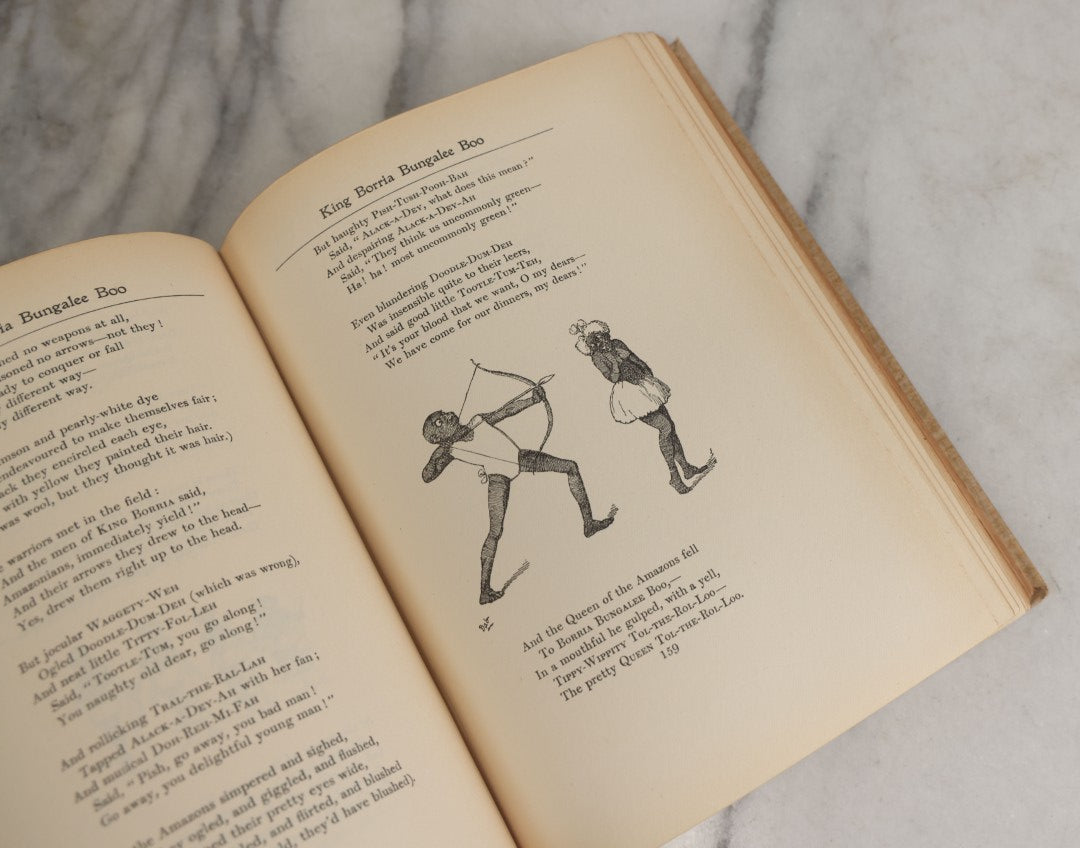 Lot 146 - "The Bab Ballads With Which Are Included Songs Of A Savoyard" Antique Poetry Book By W.S. Gilbert With 350 Illustrations By The Author, George Routledge And Sons, Limited, Publishers, London And New York, 1899, Fourth Edition