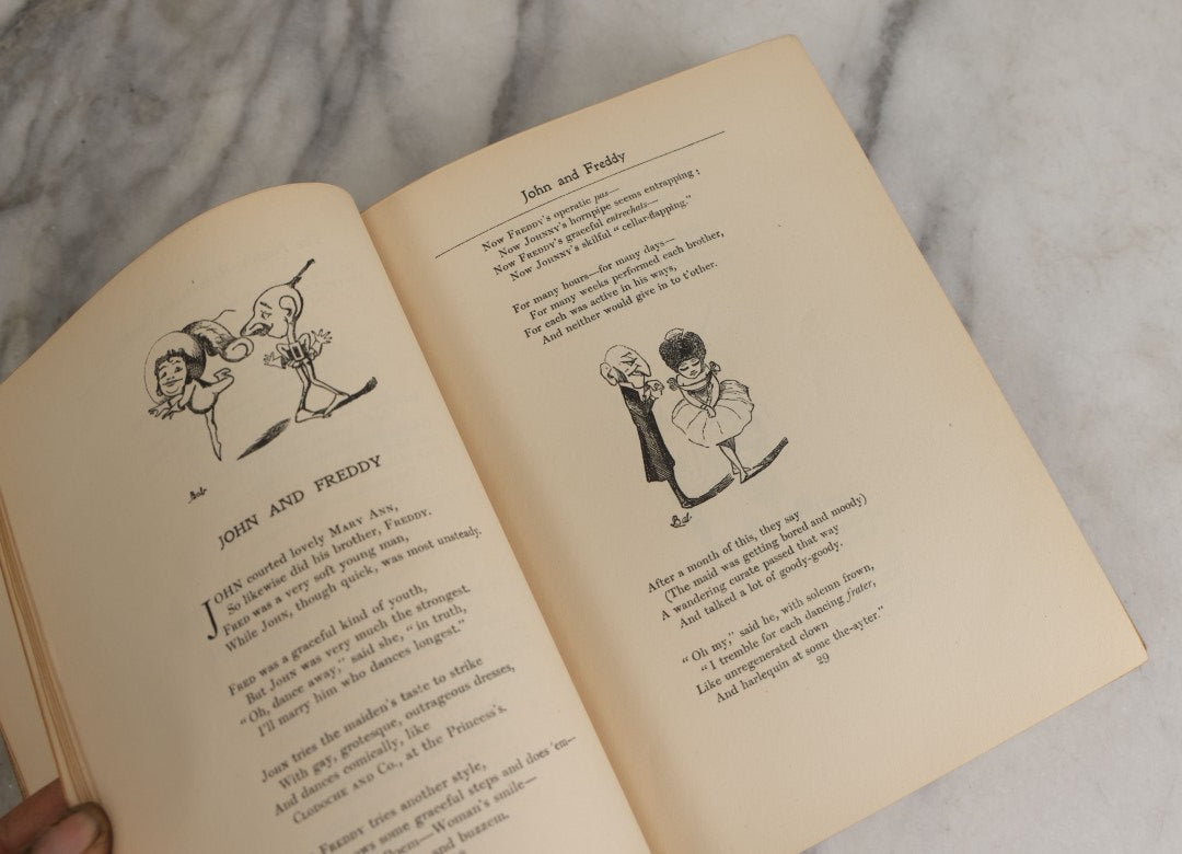 Lot 146 - "The Bab Ballads With Which Are Included Songs Of A Savoyard" Antique Poetry Book By W.S. Gilbert With 350 Illustrations By The Author, George Routledge And Sons, Limited, Publishers, London And New York, 1899, Fourth Edition