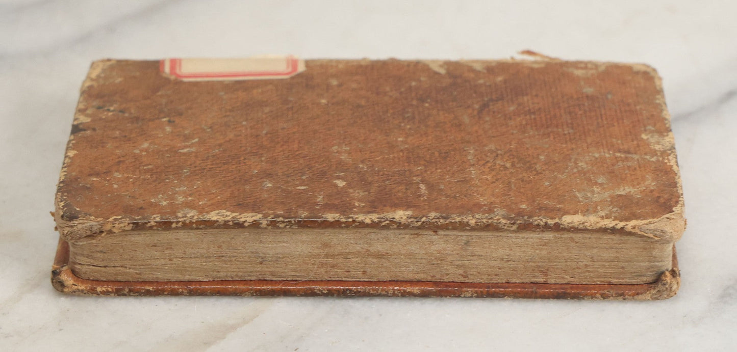 Lot 155 - "The Gentlemen And Ladies' Pocket Dictionary" Early Antique Book By Noah J. D. George, Printed By Luther Roby, Concord, New Hampshire, 1831