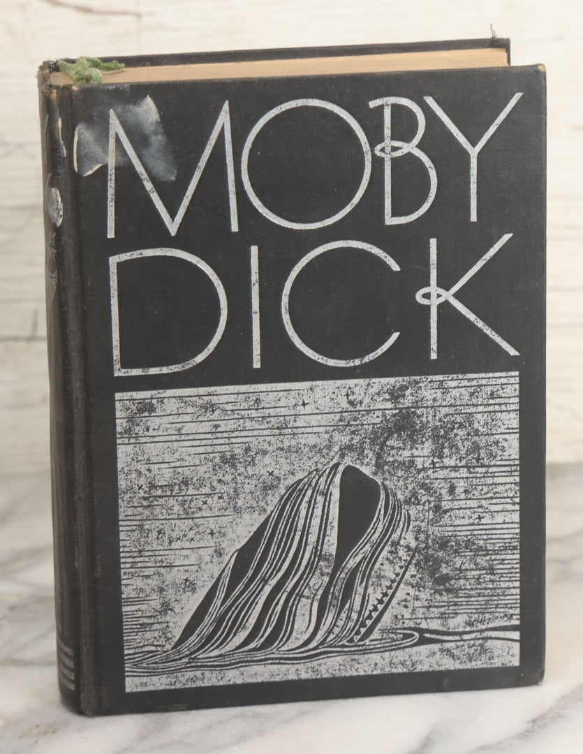 Lot 157 - "Moby Dick Or The Whale" Vintage Book By Herman Melville, Illustrated By Rockwell Kent, Random House, Publishers, New York, 1930