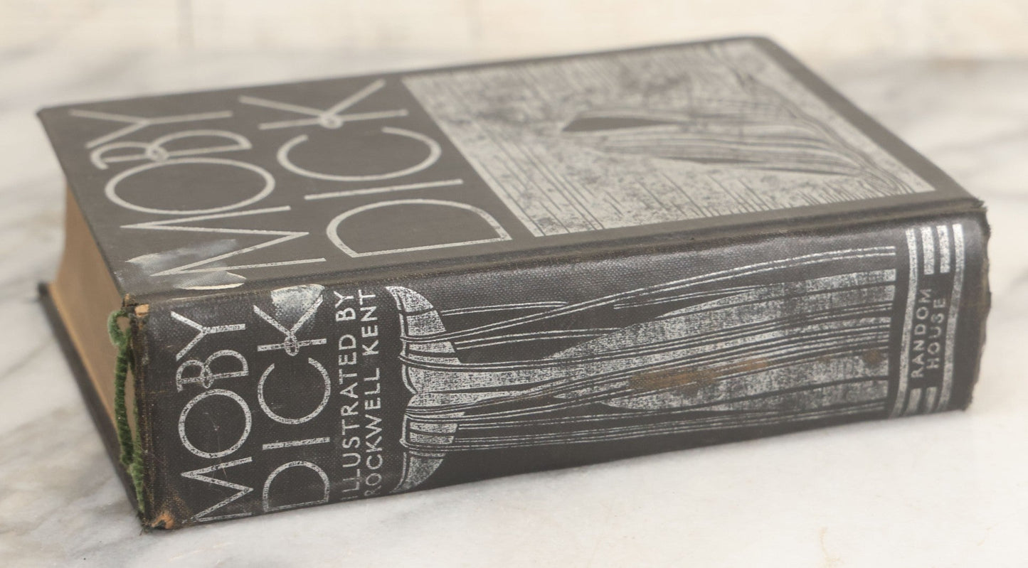 Lot 157 - "Moby Dick Or The Whale" Vintage Book By Herman Melville, Illustrated By Rockwell Kent, Random House, Publishers, New York, 1930