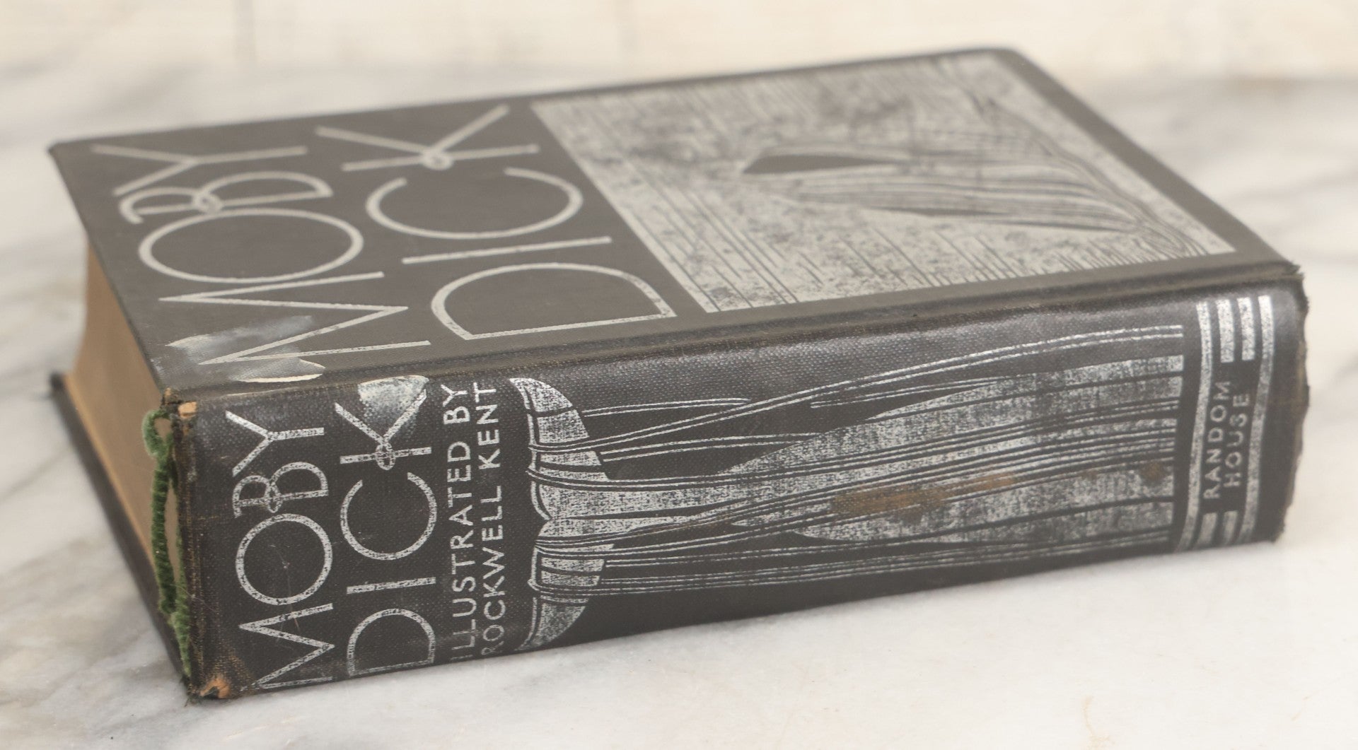 Lot 157 - "Moby Dick Or The Whale" Vintage Book By Herman Melville, Illustrated By Rockwell Kent, Random House, Publishers, New York, 1930