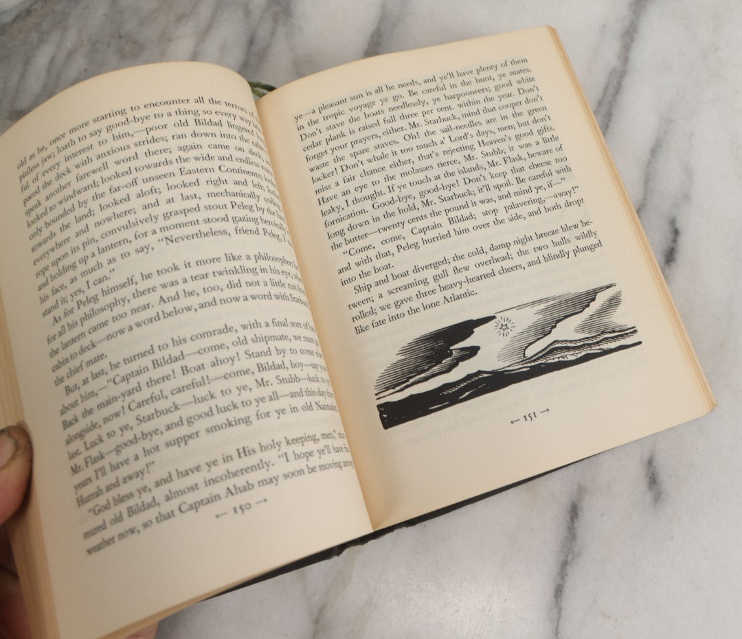Lot 157 - "Moby Dick Or The Whale" Vintage Book By Herman Melville, Illustrated By Rockwell Kent, Random House, Publishers, New York, 1930