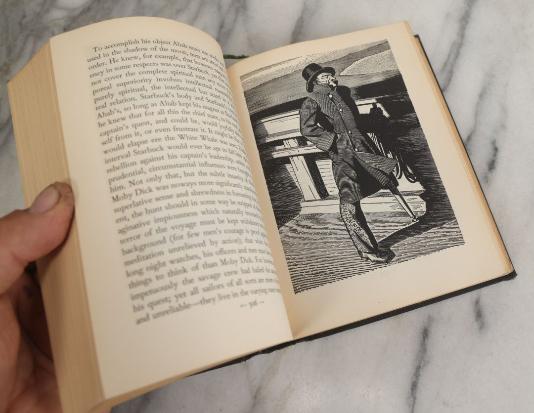 Lot 157 - "Moby Dick Or The Whale" Vintage Book By Herman Melville, Illustrated By Rockwell Kent, Random House, Publishers, New York, 1930