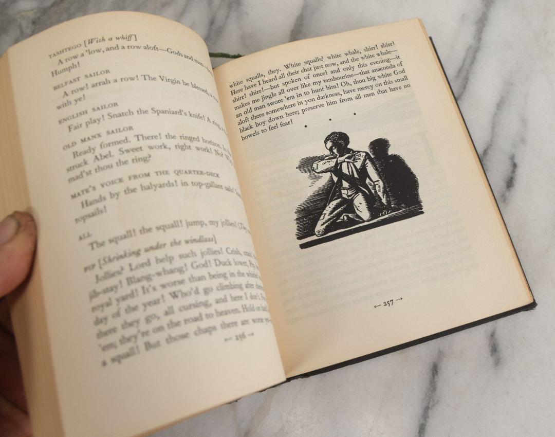 Lot 157 - "Moby Dick Or The Whale" Vintage Book By Herman Melville, Illustrated By Rockwell Kent, Random House, Publishers, New York, 1930