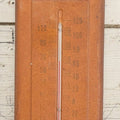 Lot 011 - Vintage Advertising Thermometer From Miles Funeral Home, Findlay, Ohio, Note Rust Throughout