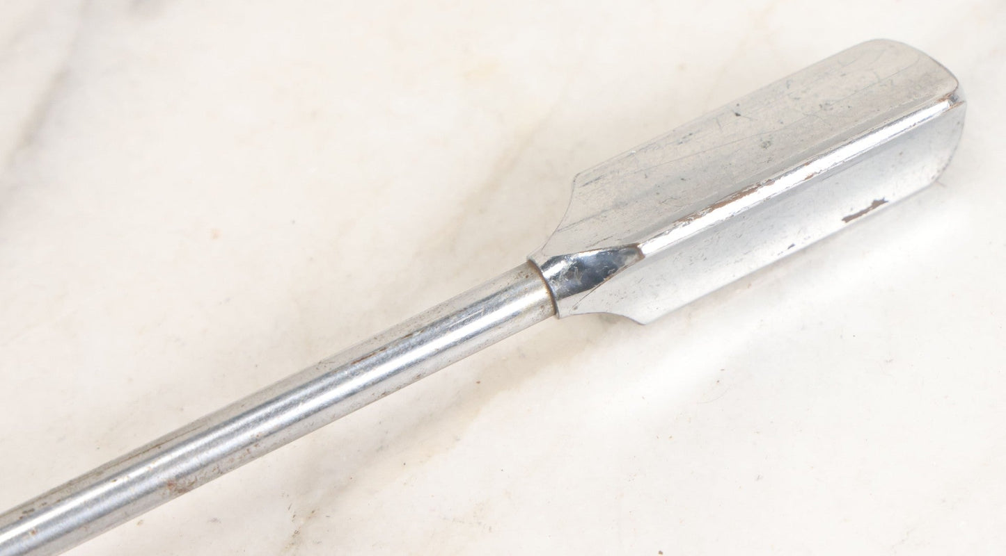 Lot 014 - Vintage Machined Metal Panning And Tilting Camera Tripod Head With 1/4"-20 Knurled Mounting Bolt, No Manufacturer's Mark