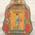 Lot 019 - Vintage Tin Lithograph "Poudre De Talc Pompeia" Talc Powder Tin By L.T. Piver, Paris, Made In France, Packed In The United States, Patented January 11, 1921