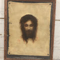 Lot 030 - Antique "Veil Of Veronica" Lithograph Print Copyright The House Of Art, New York, No. A-33, With Eye-Opening Illusion, In Original Frame, 10" x 12-5/8"