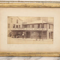 Lot 035 - Antique Occupational Photograph Depicting The Proprietors And Workers Of John P. Murphy Groceries And Provisions General Store, Located On West Main Street, Unknown City, Dog Visible In Photograph, In Period Frame, As Found, 11-1/2" x 8-1/2"