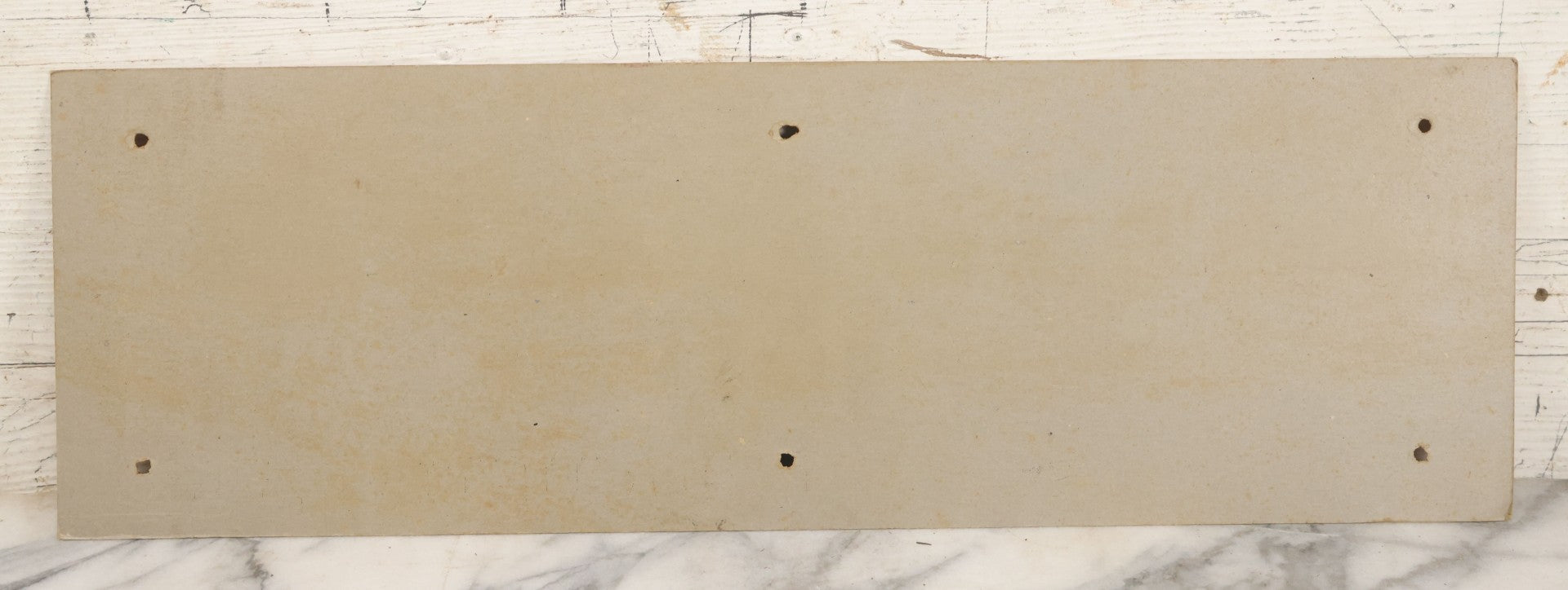 Lot 042 - Vintage Paper Board Travel Advertisement, "See The Famous Fountain Of Youth" St. Augustine, Florida, With Allied Printing Trades Council Union Bug Label, Note Six Perforated Mounting Holes, 22" x 7"